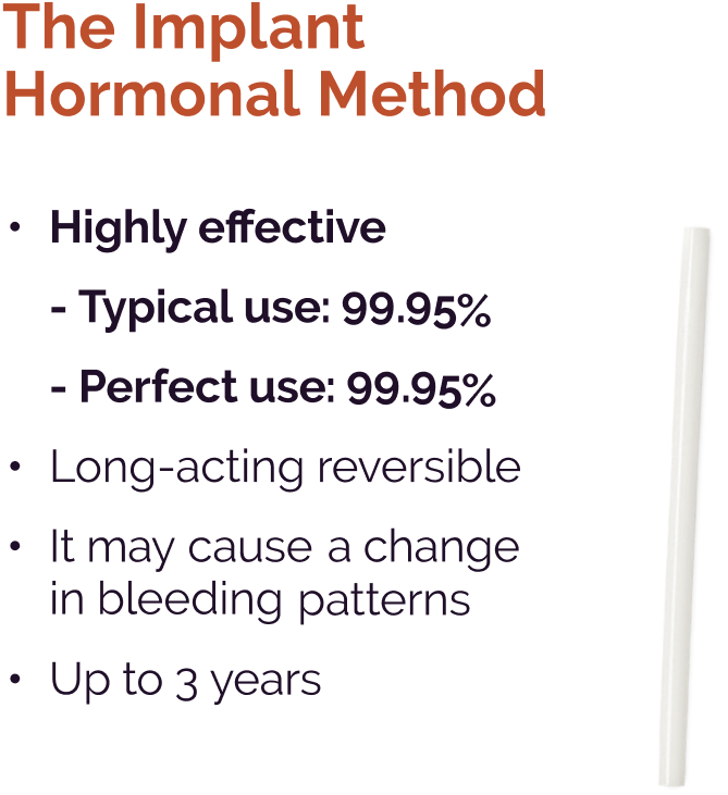 3D rendering of a Implant Hormonal Method